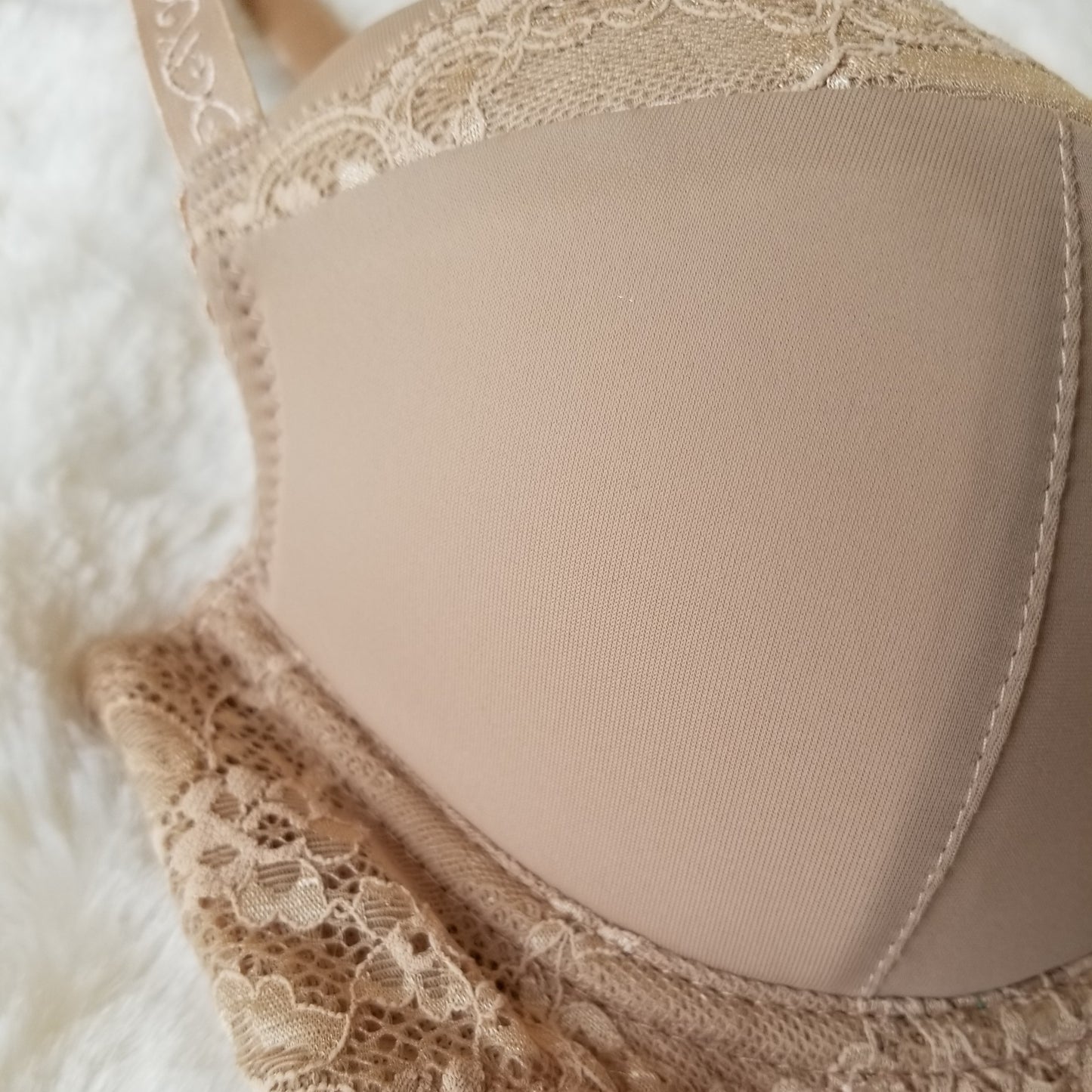 Adamari Bra Padded Full Cup Beige