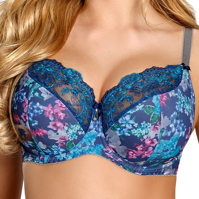 Leila Semi Padded Fantastic Flowery Bra