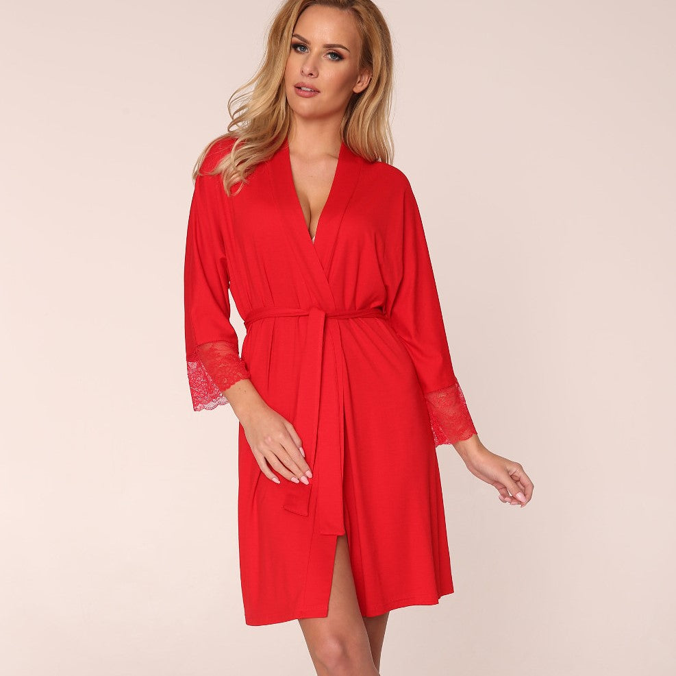 Night Robe Fanny Simple and Elegant Plus Sizes – Vivianne's Boutique