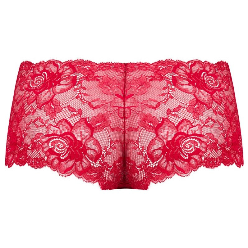 Julie Decadent Lace Burgundy Red Shorts