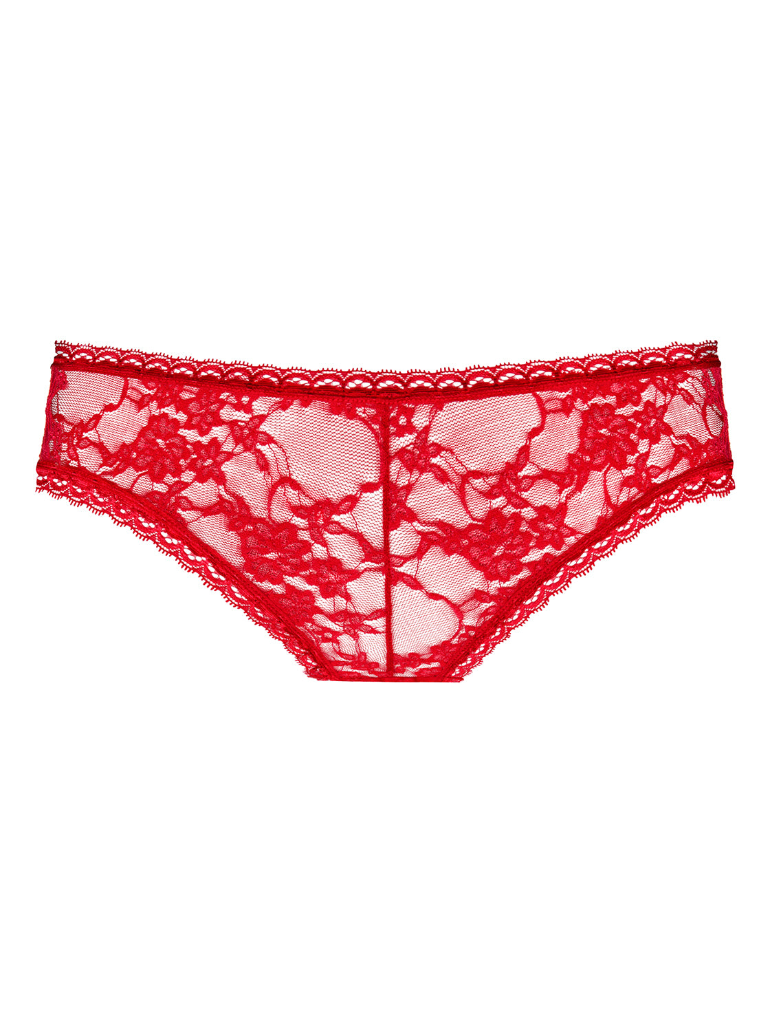 Hotina Red Lacy Playful Hipsters
