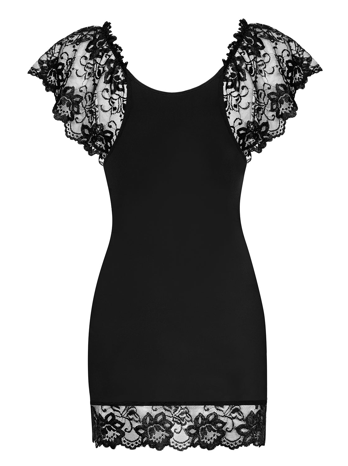 Idillia Black Set Chemise and Thong