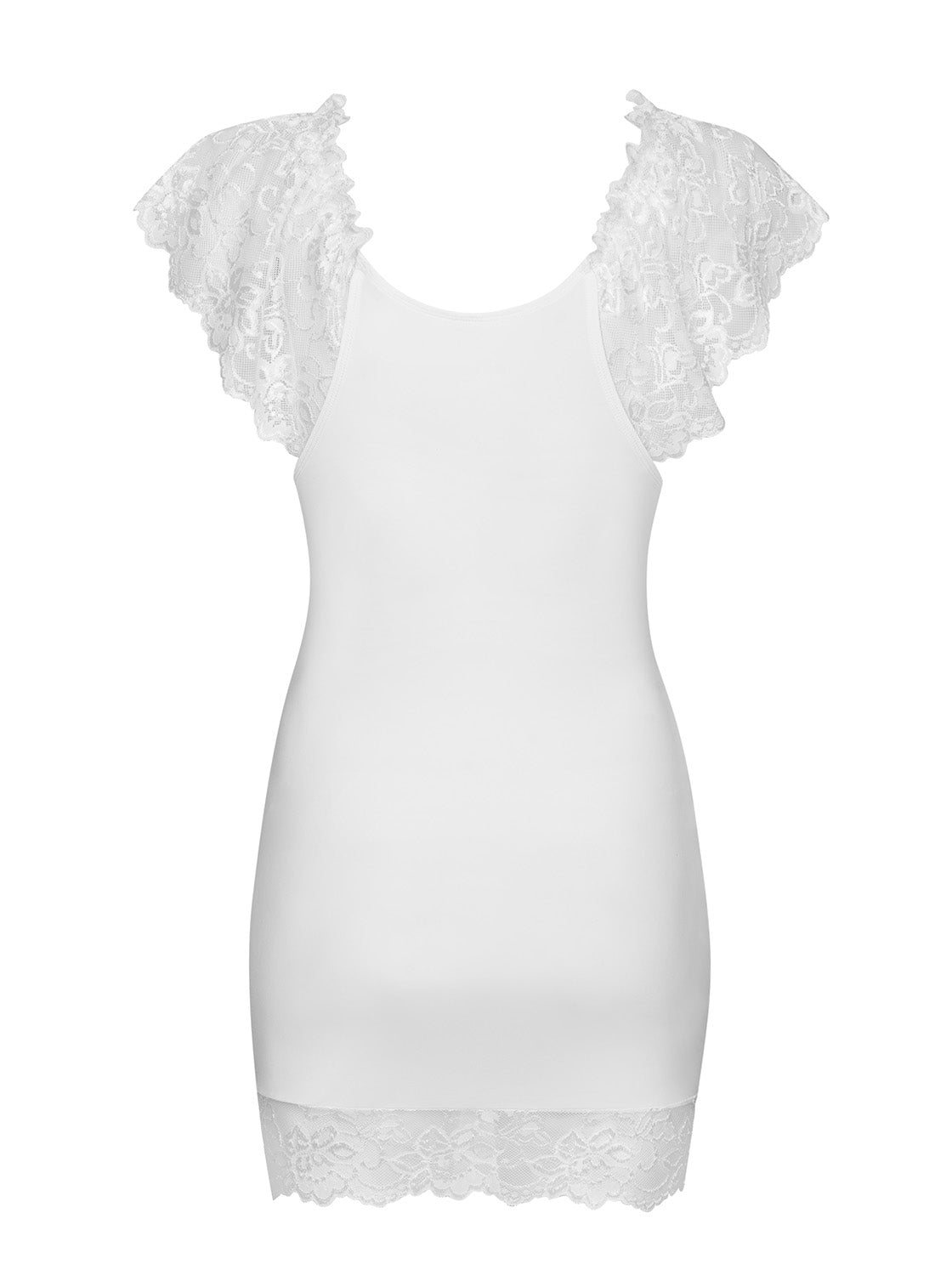 Idillia White Set Chemise and Thong