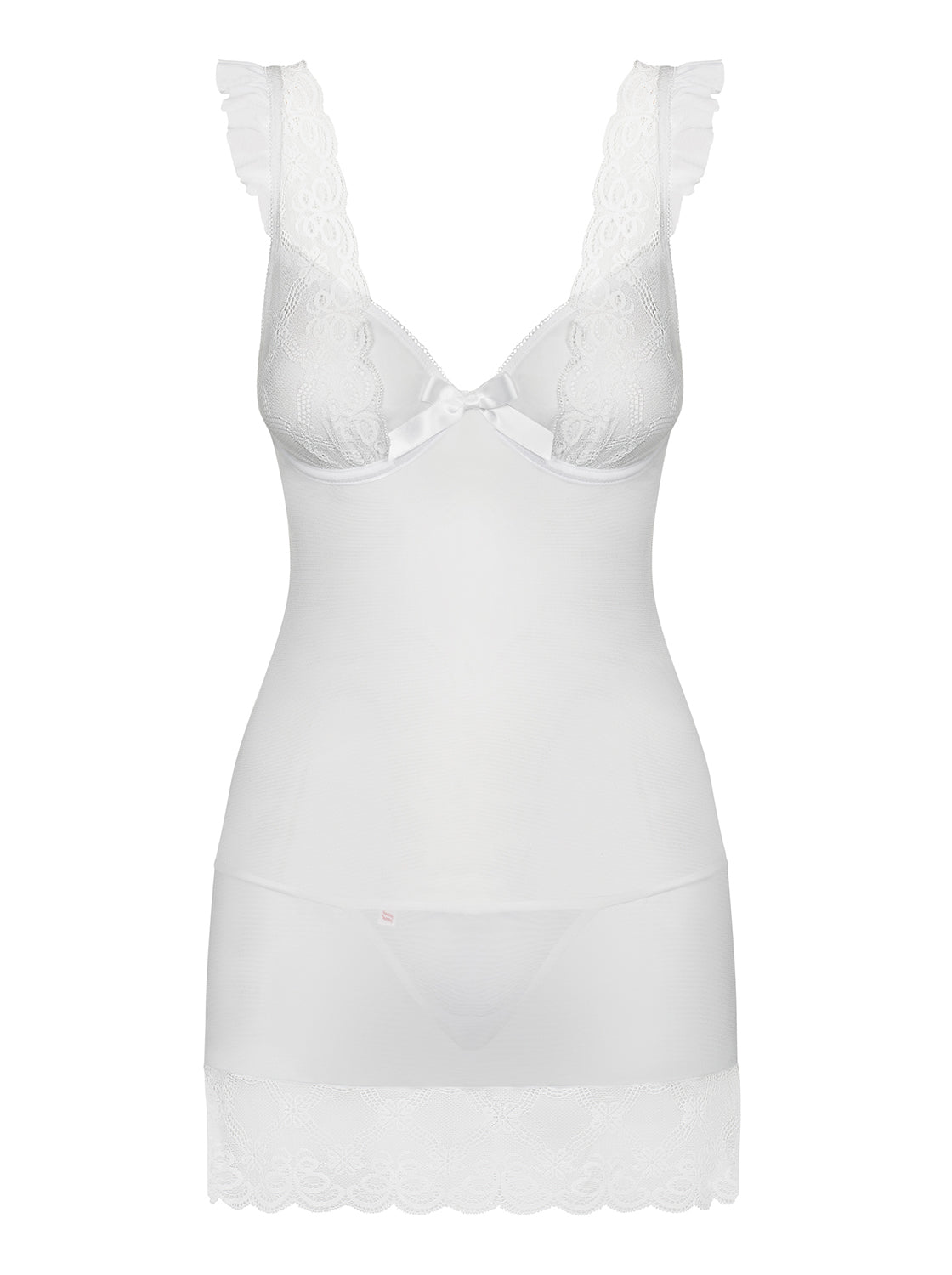 Julitta Delicate White Set Chemise and Thong
