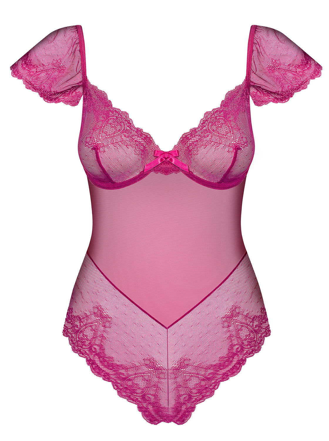 Lillove Seductive Lacy Pink Teddy