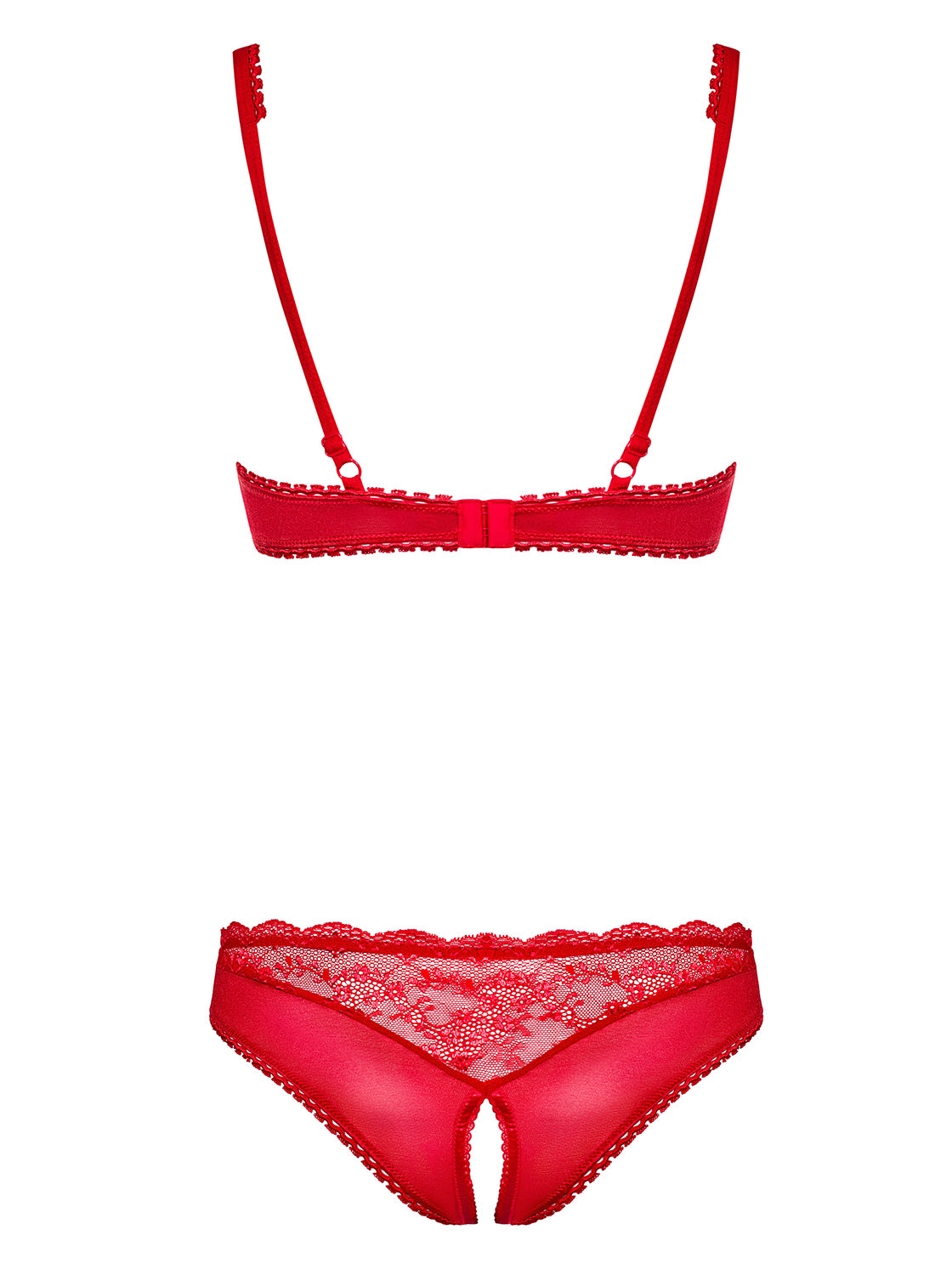 Lovica Red-Hot Set Three Pieces: Half Bra, Bolero and Thong