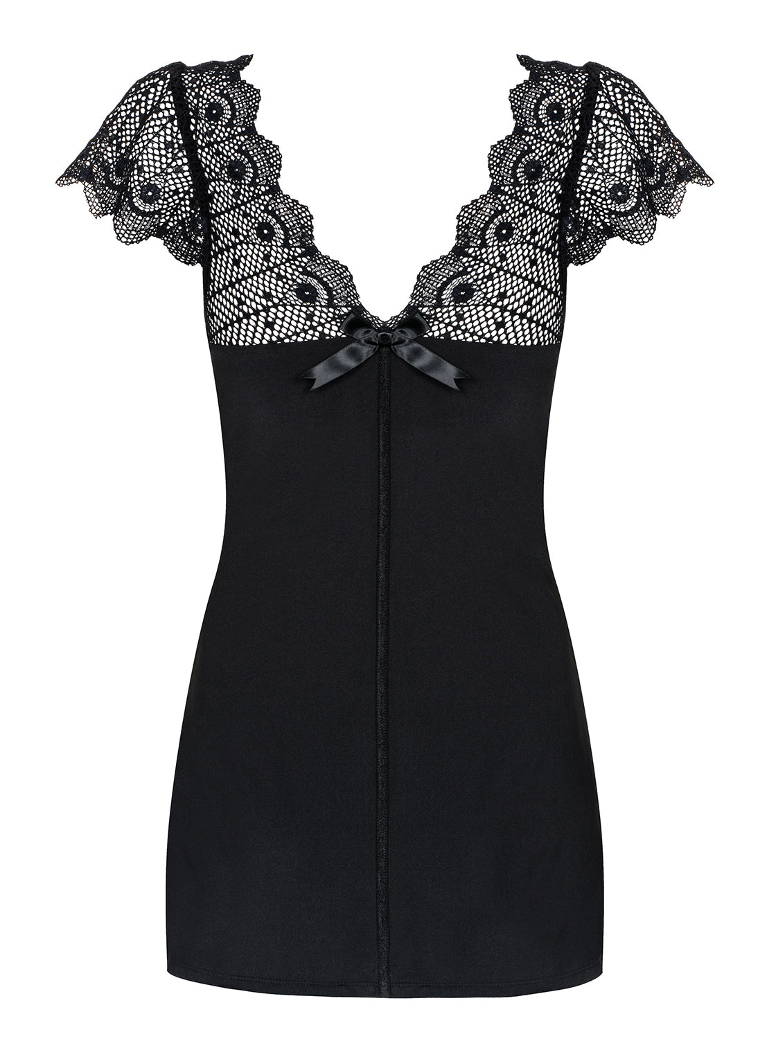 Moketa Black Captivating Set Chemise and Thong