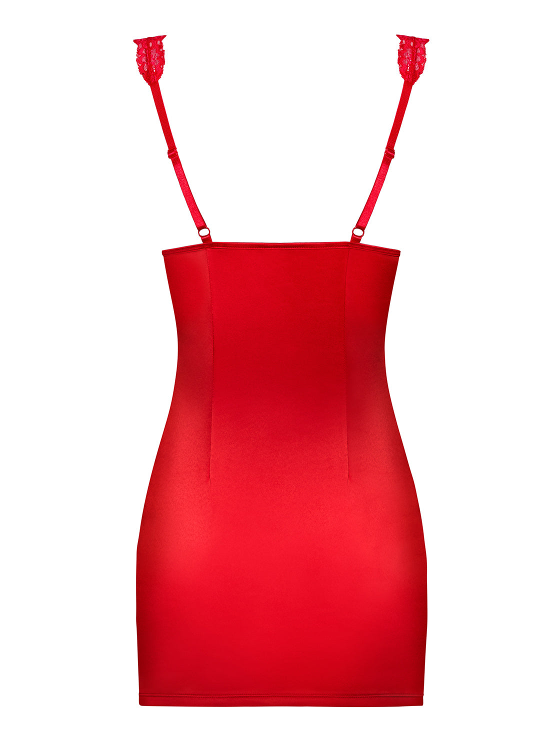 Secred Spicy Red Chemise and Thong Set