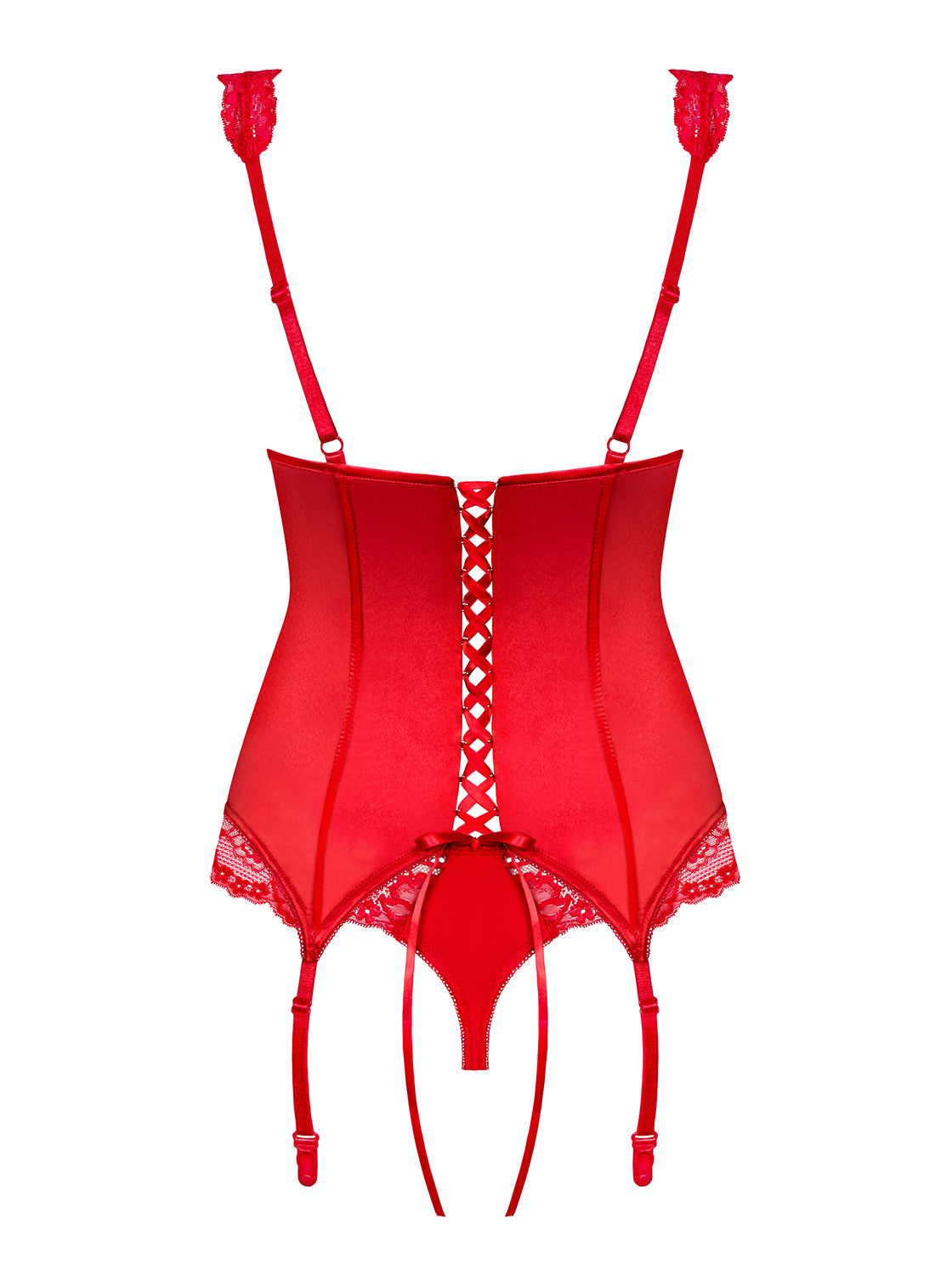 Secred Irresistible Red Set Corset and Panties