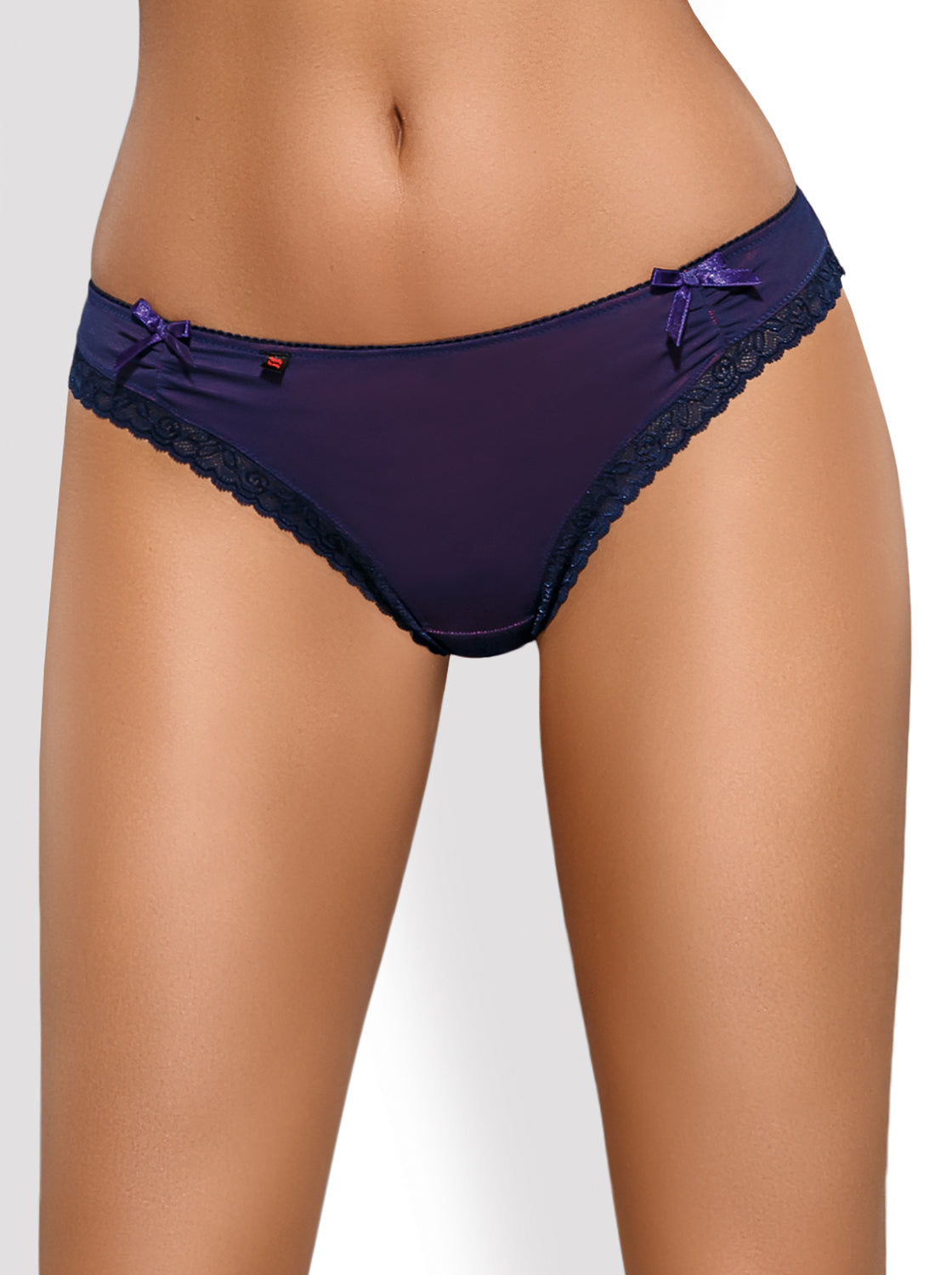 Suella Violet Blue Chemise and Thong Set
