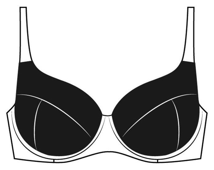 Ronnie Ecru Padded Full Cup Bra