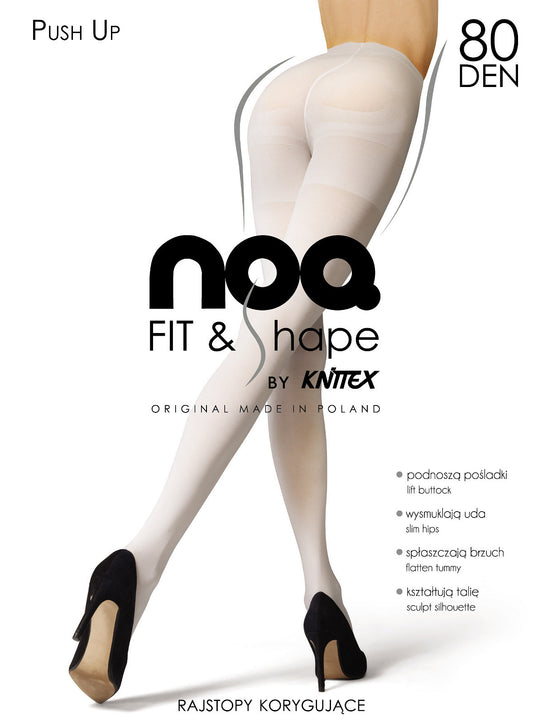 NOQ Fit & Shape Tights Black 80 DEN