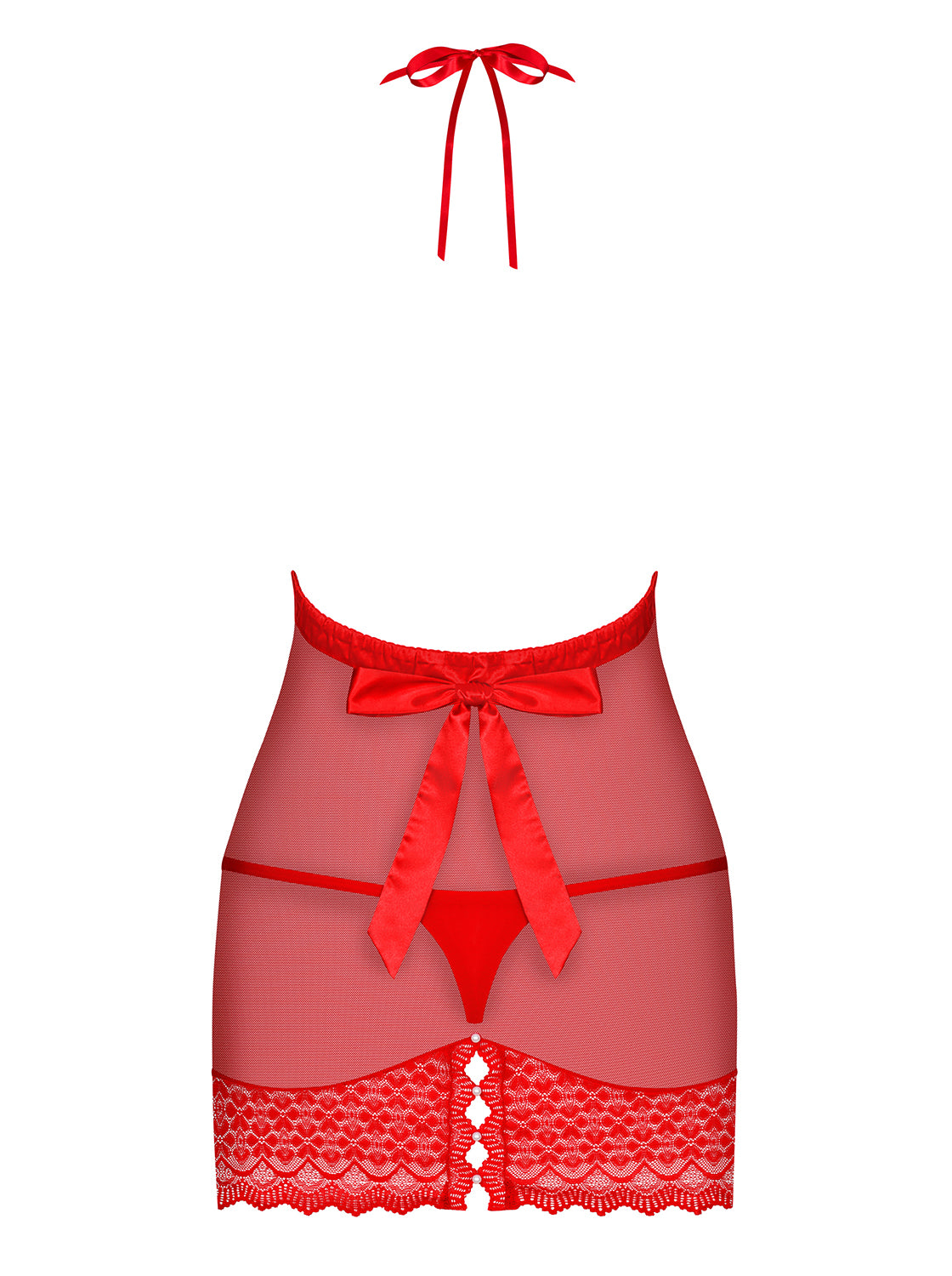 Sultry Red Set Chemise and Thong