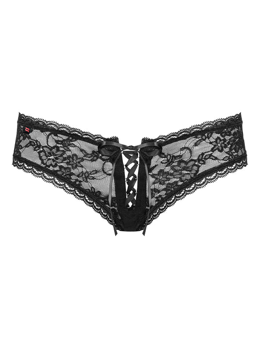 Hotina Playful Black Lacy Hipster Panties