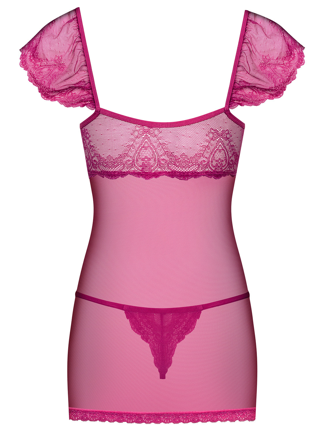 Lillove Seductive Pink Set Chemise and Thong