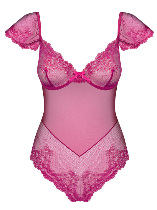 Lillove Seductive Lacy Pink Teddy