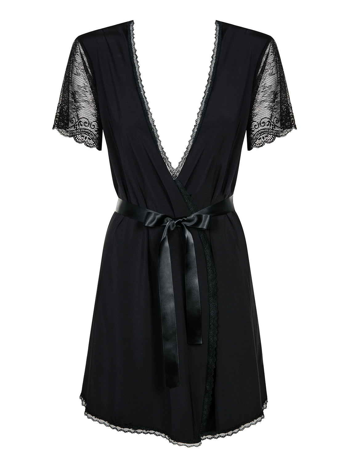 Miamor Lovely Black Dressing Robe Set