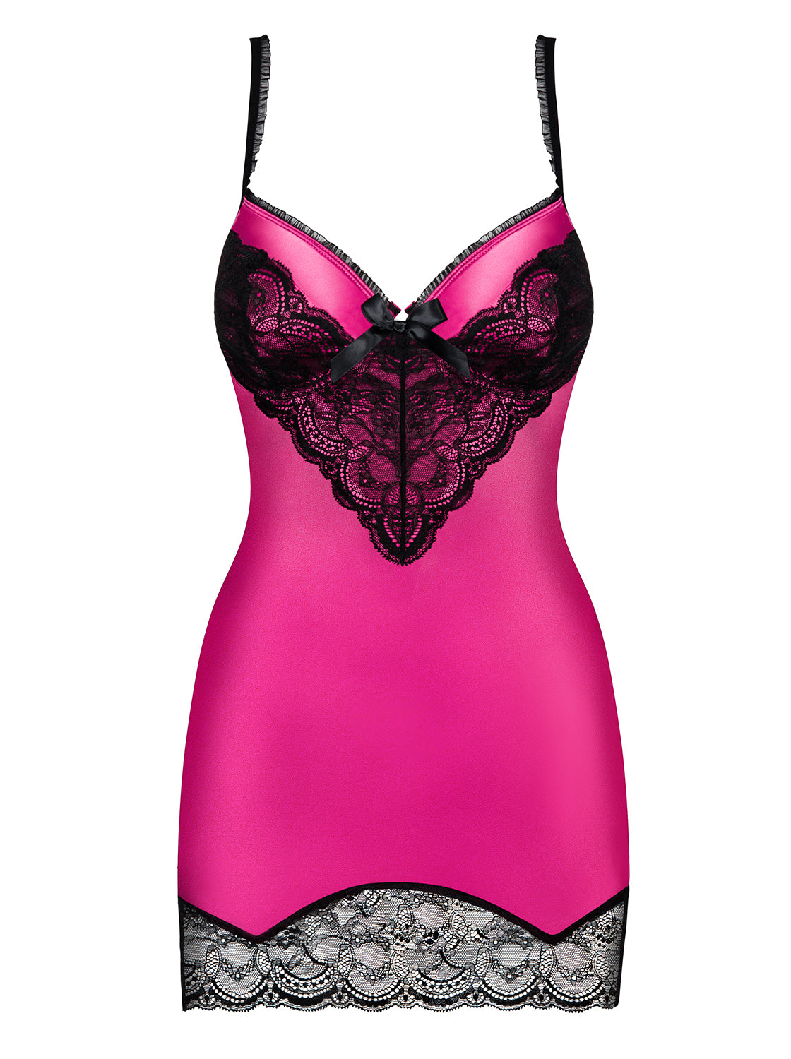 Roseberry  Delicious Pink Chemise and Thong Set